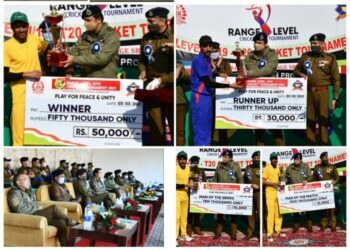 Range level U-19 T20 Cricket Tournament concludes; Khanyar Knight Riders lifts the title