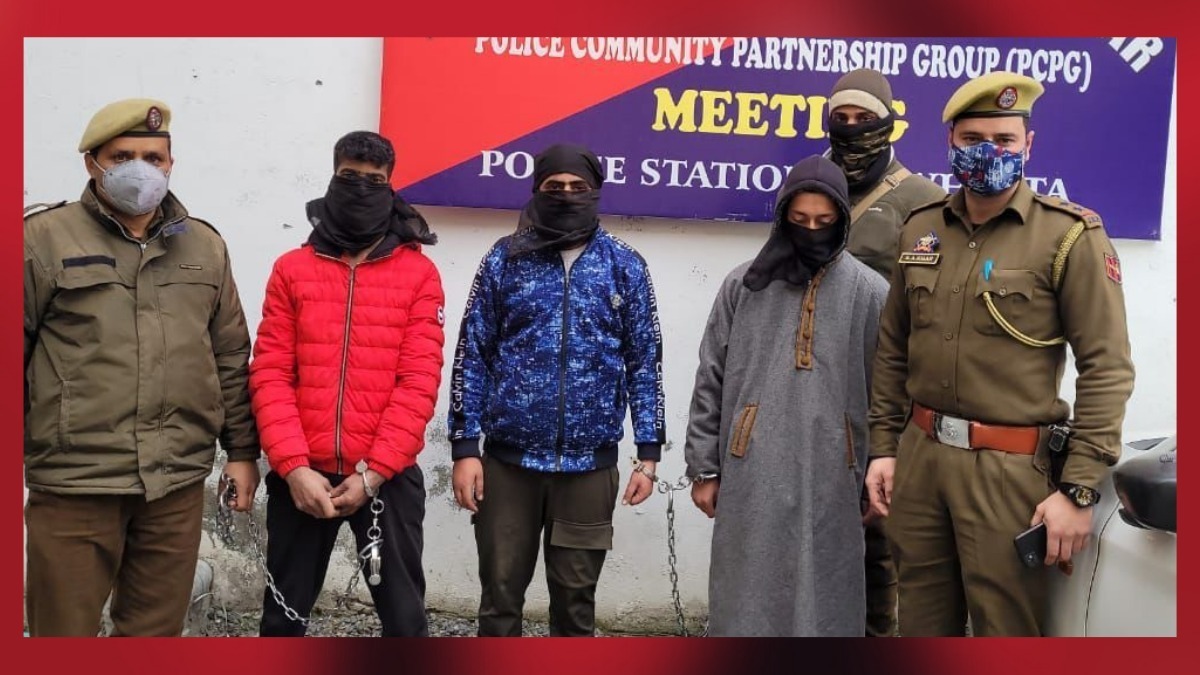 Acid attack in Srinagar: Police arrest three persons Acid attack in Srinagar: Police arrest three persons