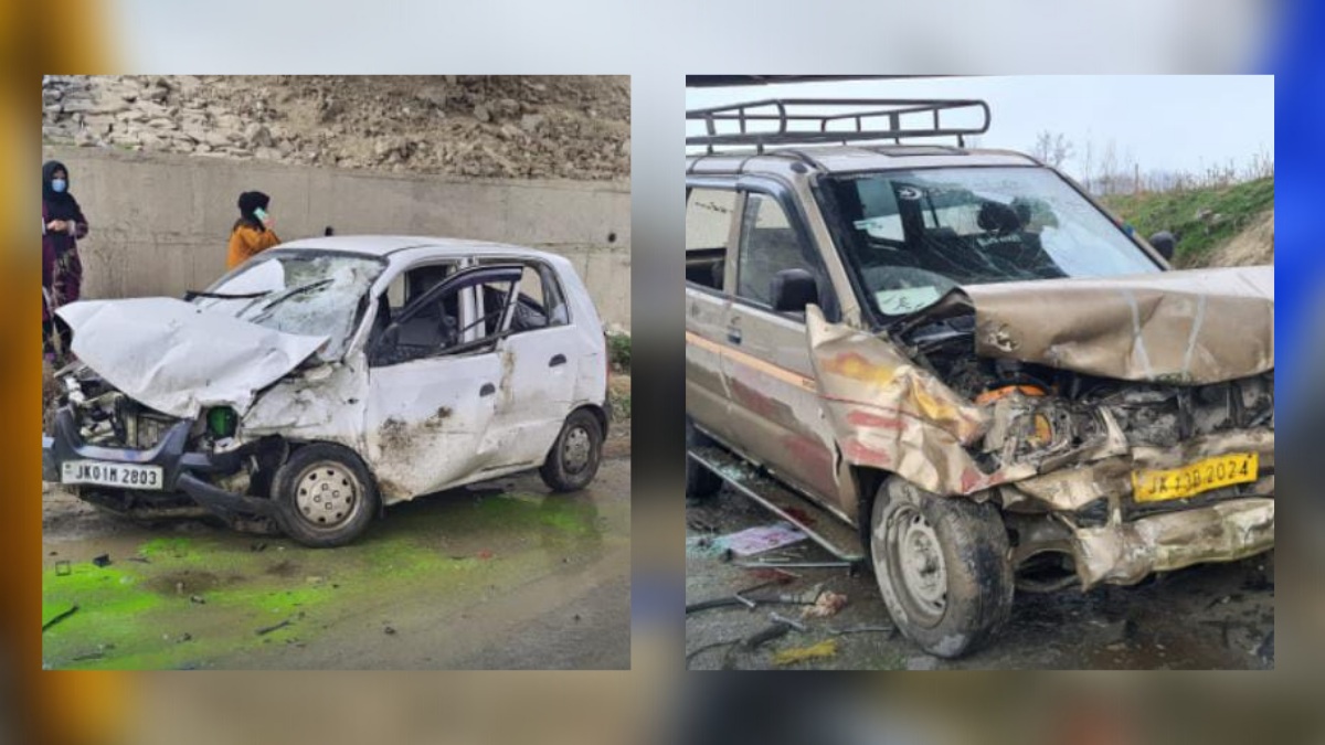 Doctor among five injured in Pampore road accident Doctor among five injured in Pampore road accident