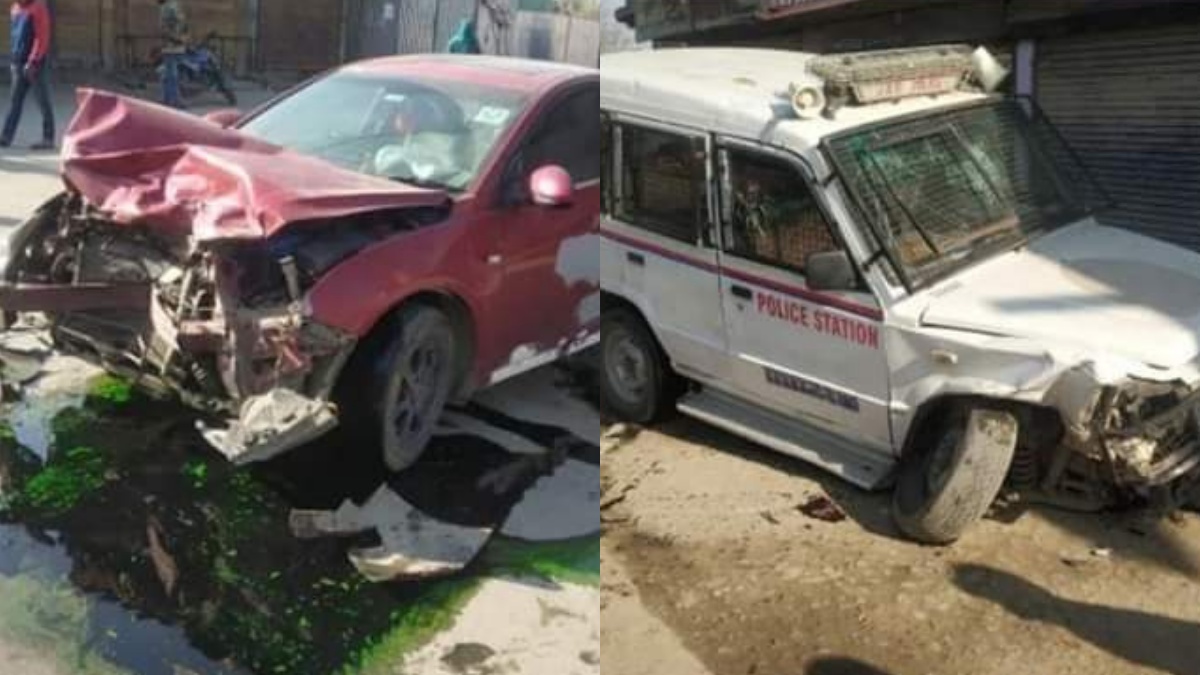 3 cops among 4 Injured In Bandipora mishap
