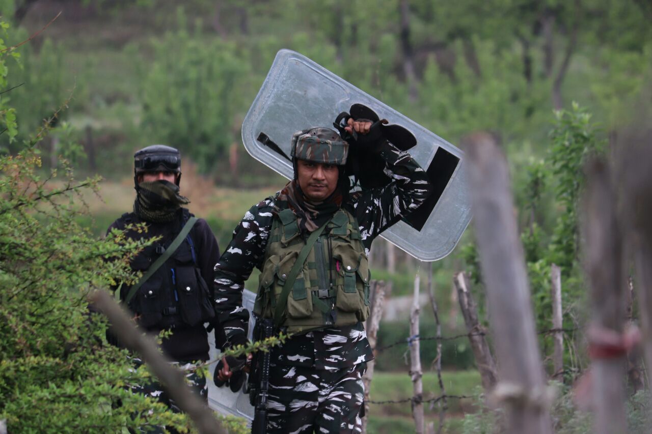 Militant killed in ongoing Sopore Encounter: Police Pulwama Gunfight: 2 local Al-Badr militants slain