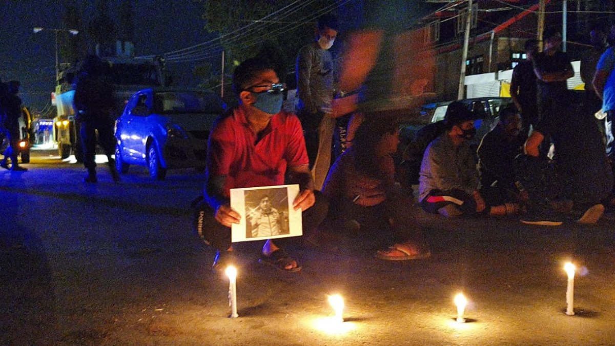 Budgam killing: Members of KP community stage protest in Anantnag Budgam killing: Members of KP community stage protest in Anantnag