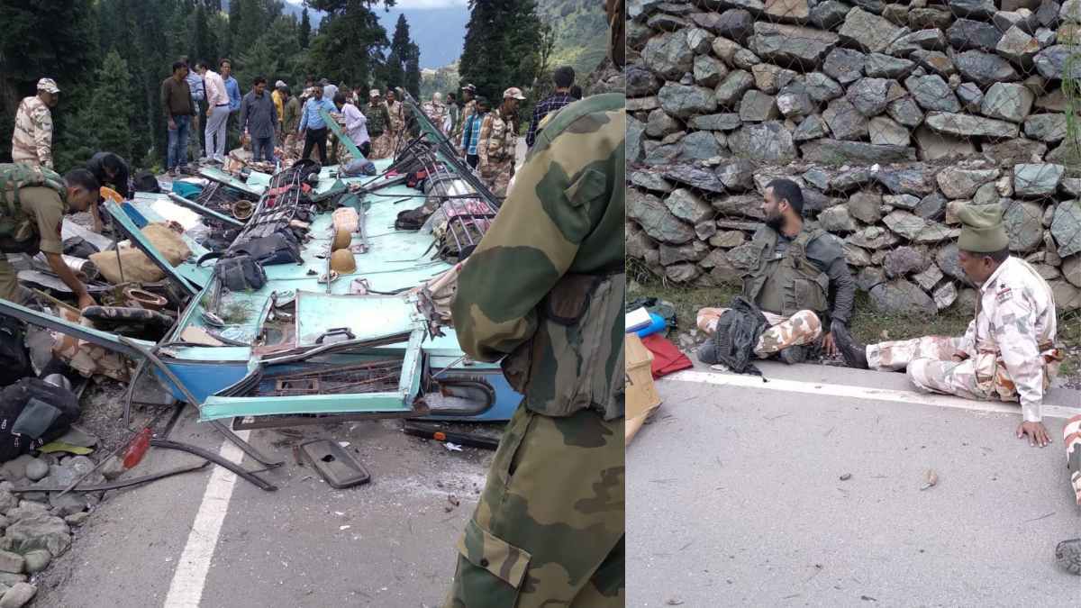 Many feared dead as bus carrying ITBP troopers met with accident in Pahalgam