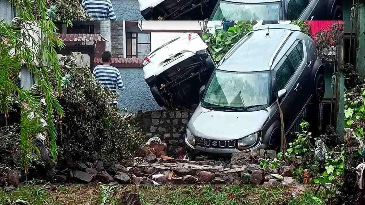 Dozens of houses, shops damaged in flash floods at Surankote, Poonch