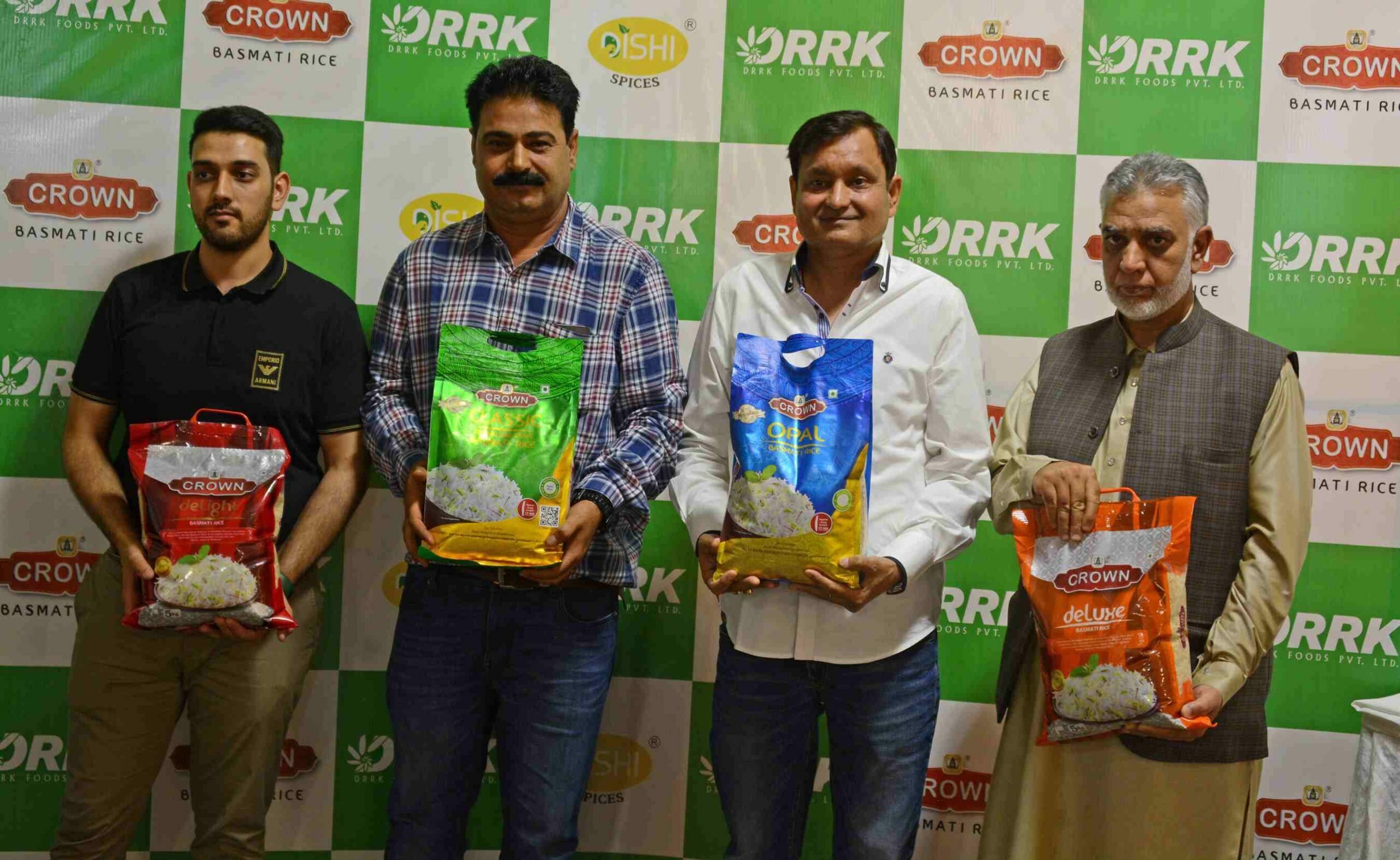 Crown and Amber brand basmati rice retailers and wholesalers meet in Srinagar