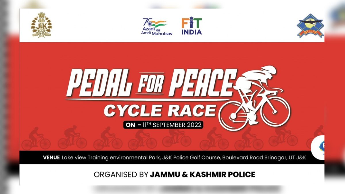 JKP to organize Cycle Race at Srinagar on Sept 11, Cash prize of Rs. 05.13 lakh earmarked for winners