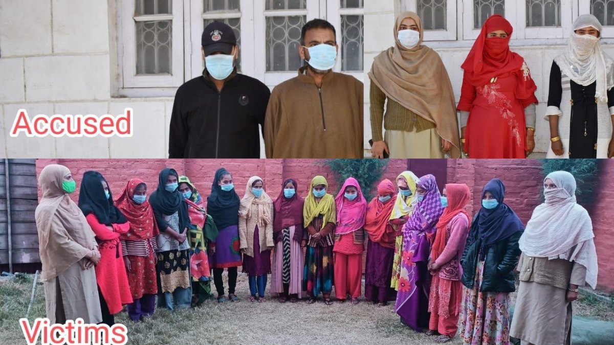 Human trafficking gang busted in Budgam; 03 arrested;14 women victims rescued: Police Human trafficking gang busted in Budgam; 03 arrested;14 women victims rescued: Police