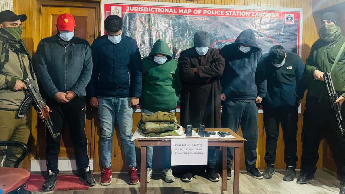 6 gangsters held in Zakura, Sgr 6 gangsters held in Zakura, Sgr