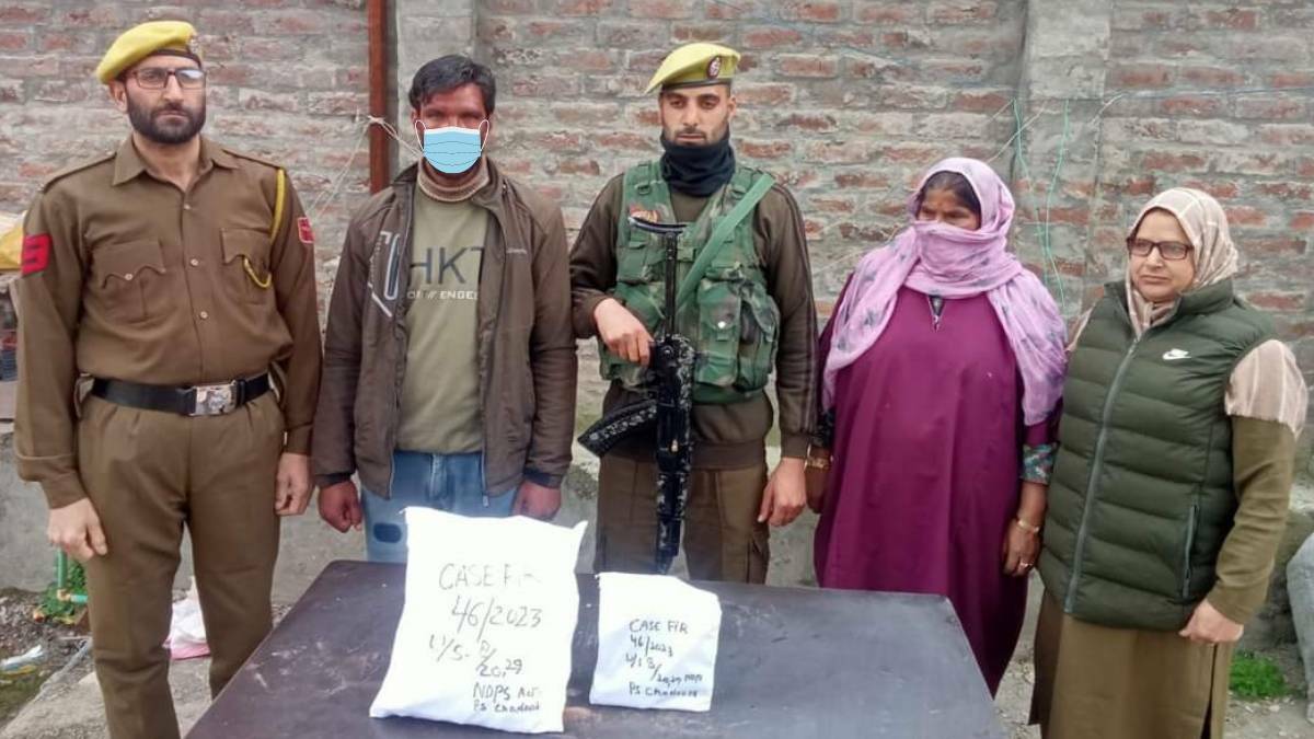 Mother-Son duo held for drug peddling in Budgam: Police Mother-Son duo held for drug peddling in Budgam: Police