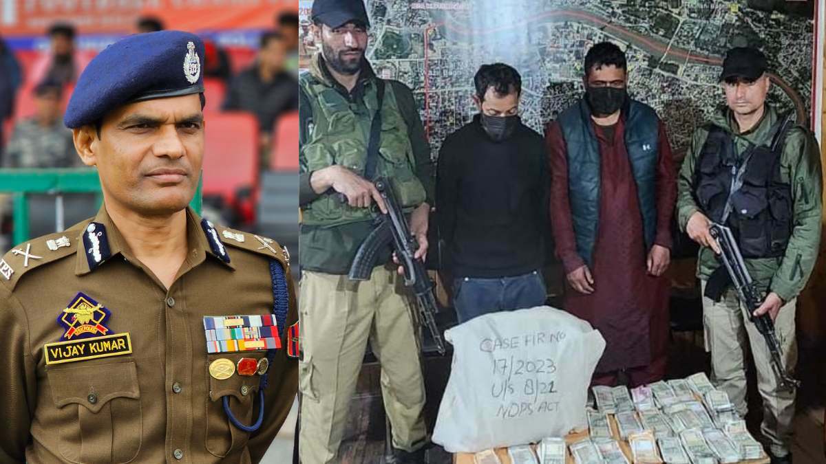 Heroin worth Rs 70 cr, over Rs 11 lakh seized from 2 Kupwara cross-border smugglers in Sgr: ADGP Kashmir Heroin worth Rs 70 cr, over Rs 11 lakh seized from 2 Kupwara cross-border smugglers in Sgr: ADGP Kashmir