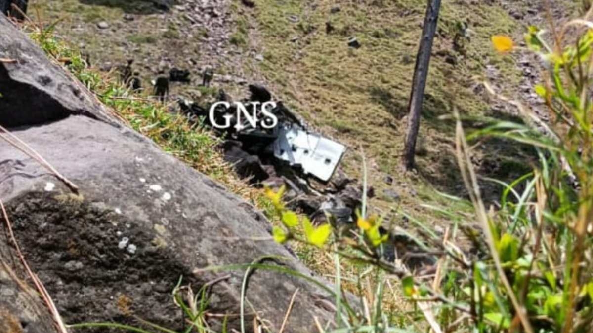 Two Soldiers killed as army vehicle falls into gorge in J&K Two Soldiers killed as army vehicle falls into gorge in J&K