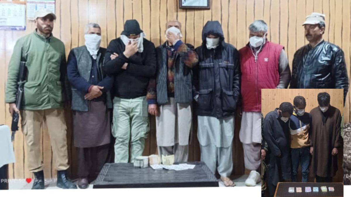 8 gamblers held in Baramulla, stake money seized: Police 8 gamblers held in Baramulla, stake money seized: Police