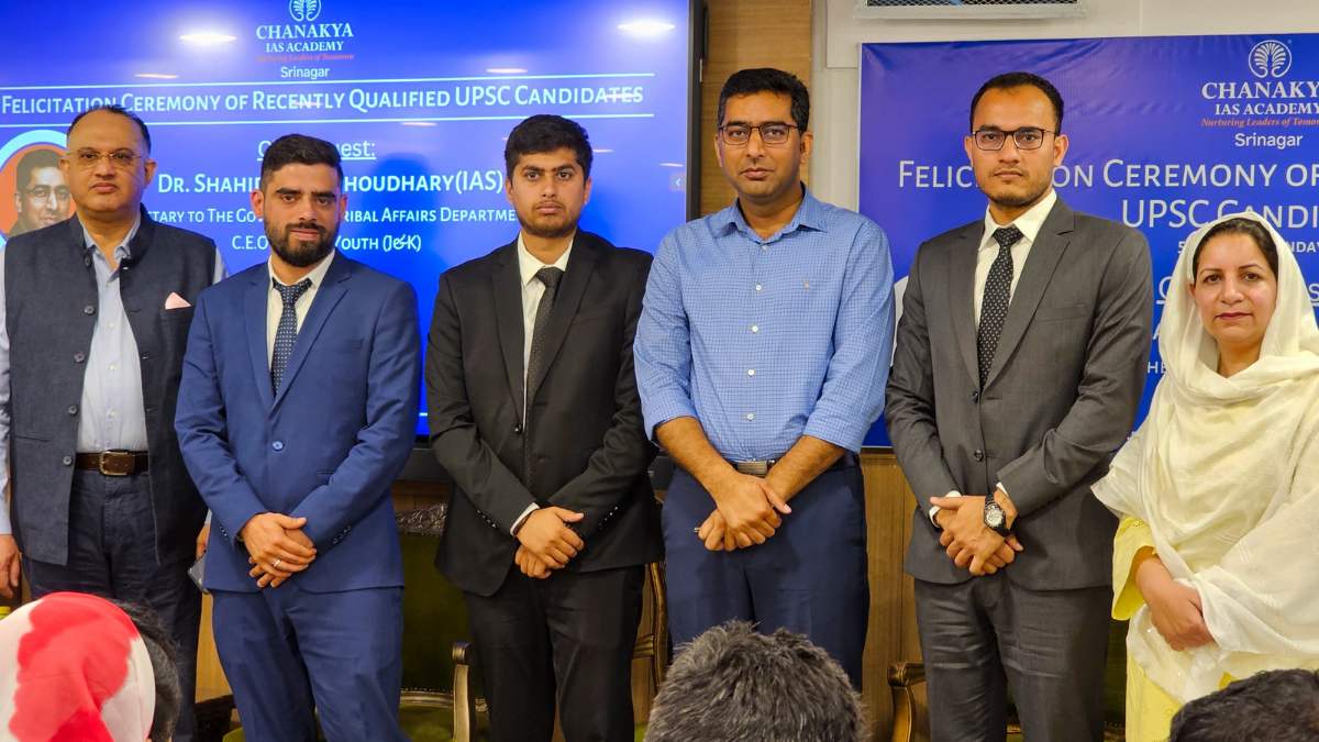 Chanakya IAS Academy felicitates UPSC rankers in Sgr