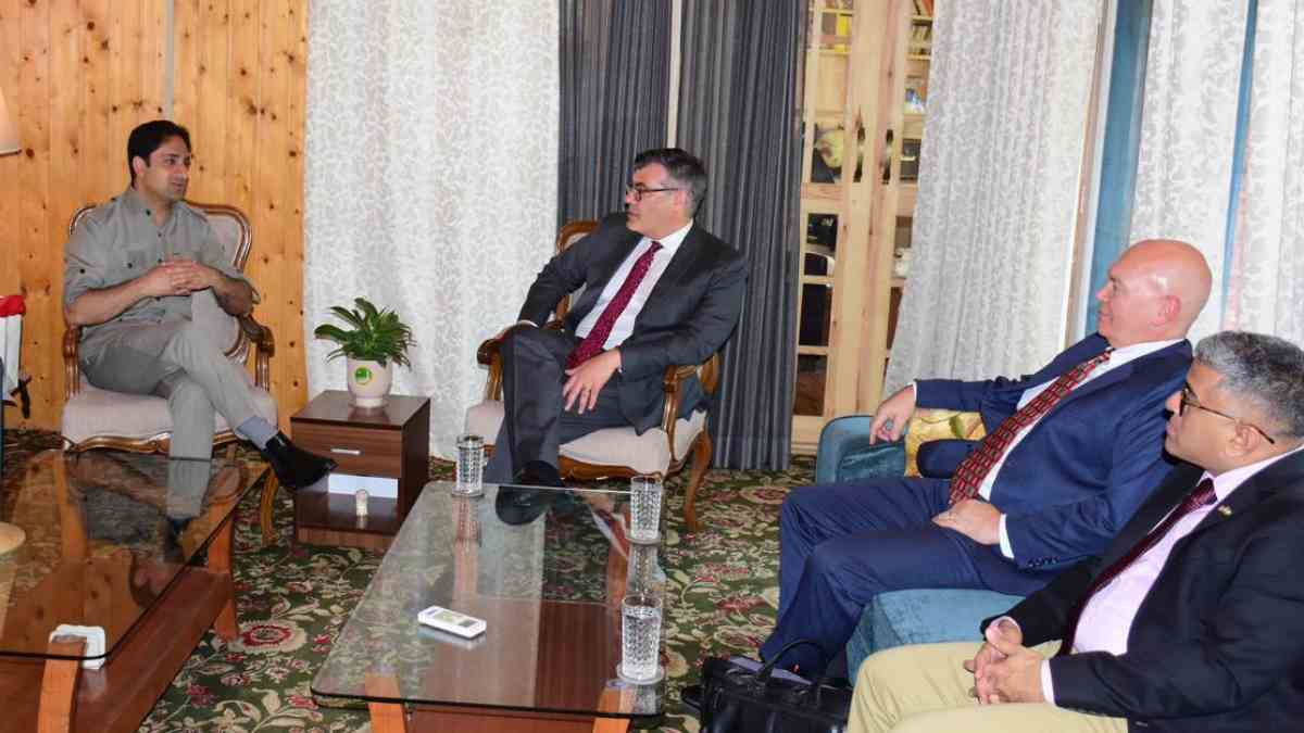 US minister counselor, first secretary call on Srinagar Mayor US minister counselor, first secretary call on Srinagar Mayor