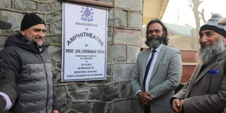 All-round development of students, priority for NIT Srinagar: Director Prof. Yedla All-round development of students, priority for NIT Srinagar: Director Prof. Yedla