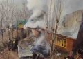 House damaged in Kangan blaze House damaged in Kangan blaze