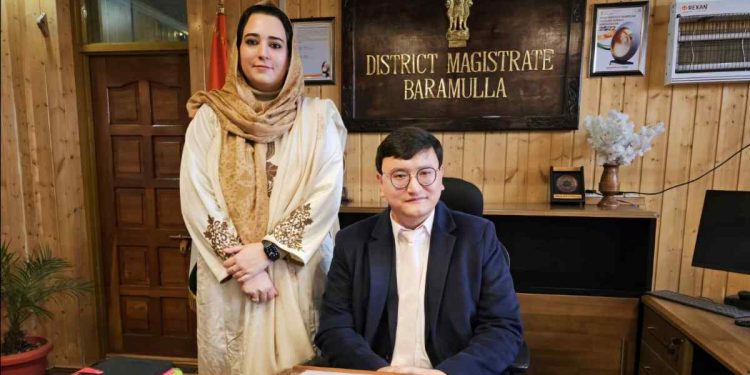 Minga Sherpa assumes charge as DC Baramulla Minga Sherpa assumes charge as DC Baramulla