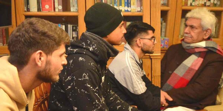 Delegation of Athletes from Kashmir calls on LG at Srinagar