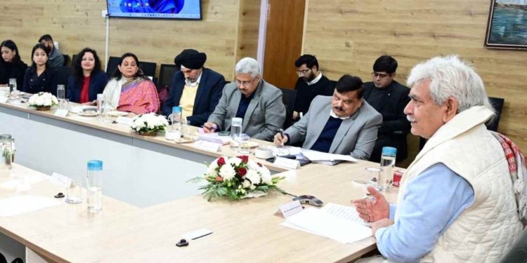 LG chairs first meeting of Advisory Board for Creating and Developing Entrepreneurship in J&K