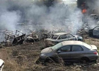 Over 450 vehicles damaged after fire breaks out at Delhi police training school