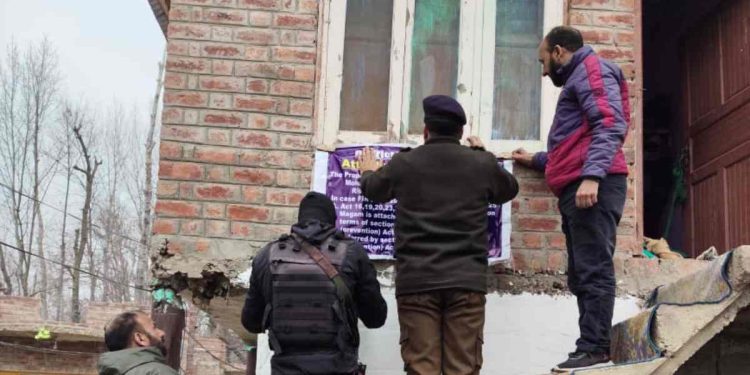 Residential house of OGW attached in Budgam: Police