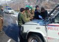 Police alongwith civil admin carried out a special drive against traffic rules violations in Baramulla Police alongwith civil admin carried out a special drive against traffic rules violations in Baramulla