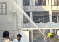 Residential house, Vasanta girls high school partially damaged in Kralkhud blaze