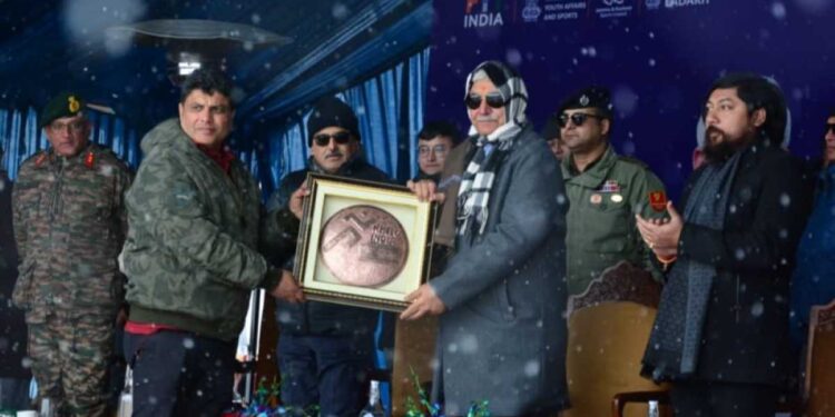 LG inaugurates 4th Khelo India Games' snow sports event at Gulmarg LG inaugurates 4th Khelo India Games’ snow sports event at Gulmarg