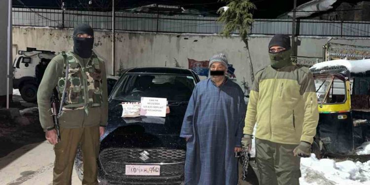 Sopore man arrested with heroin in Shopian