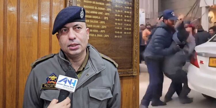 Physical altercation between cop, civilian: Traffic police srinagar city orders inquiry Physical altercation between cop, civilian: Traffic police srinagar city orders inquiry