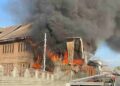 Three residential houses damaged in Rambagh blaze Fire breaks out in Rambagh Sgr