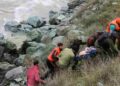 Four killed, 2 missing as passenger vehicle rolls down into nallah sind in Sonamarg Four killed, 2 missing as passenger vehicle rolls down into nallah sind in Sonamarg