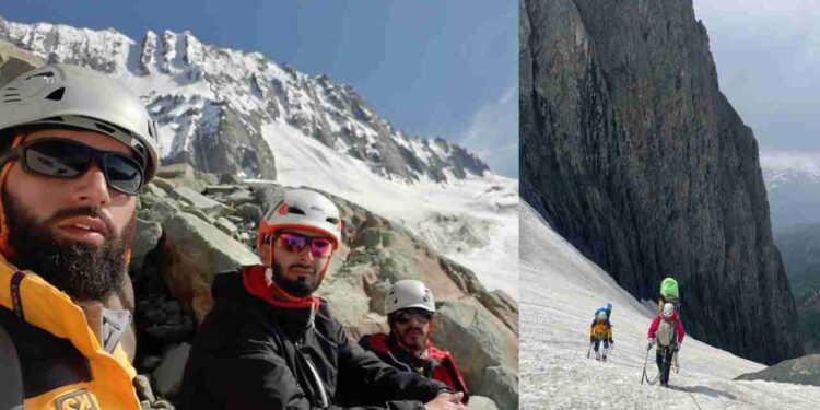 Three climbers from Kashmir conquer Thajiwas Valley’s Umbrella Peak after 79 years