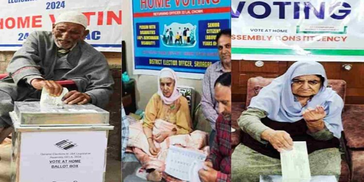 Home Voting via Postal Ballot commences in Srinagar