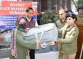 Police distributes blankets among the families of police martyrs in Srinagar Police distributes blankets among the families of police martyrs in Srinagar