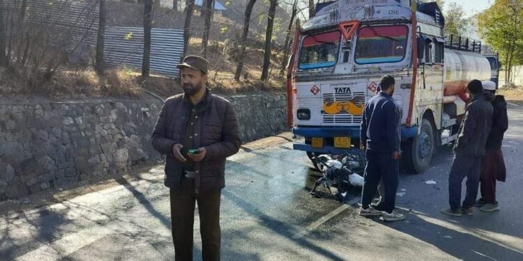 Motorcyclist Killed in Road Accident in Banihal