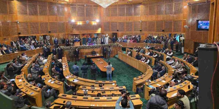 J&K Assembly passes resolution on Article 370 restoration amid uproar J&K Assembly passes resolution on Article 370 restoration amid uproar