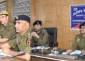 SSP Sopore Chairs District Level Police Conference SSP Sopore Chairs District Level Police Conference