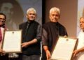 LG Manoj Sinha Presents Pandit Haridutt Sharma Award to Dr. H.R. Nagendra and Prof. Ashok Chakradhar