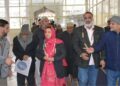 Sakeena Itoo Pays Obeisance at Dargah Hazratbal Srinagar Sakeena Itoo Pays Obeisance at Dargah Hazratbal Srinagar