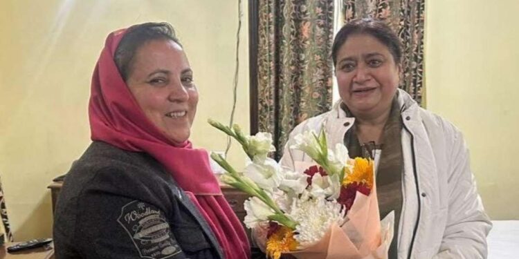 KU VC Prof Nilofer Khan Calls On Minister for Higher Education KU VC Prof Nilofer Khan Calls On Minister for Higher Education