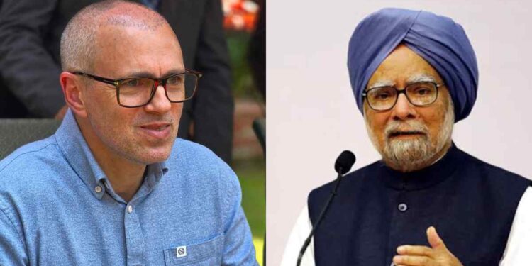 Chief Minister Omar Abdullah Condoles Demise of Former PM Dr Manmohan Singh Chief Minister Omar Abdullah Condoles Demise of Former PM Dr Manmohan Singh