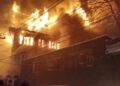Massive Fire Destroys House, Eight Shops in Bandipora Fire Breaks Out in Batamaloo Sgr