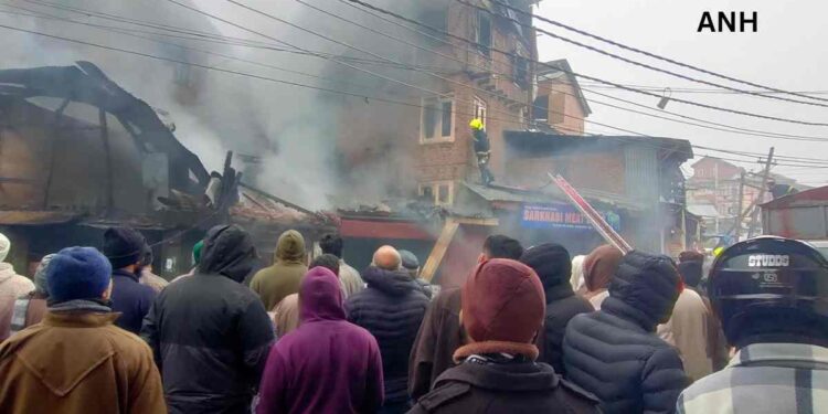 Fire Damages Four Residential Structures, Three Shops in Nowhatta Sgr Fire Damages Four Residential Structures, Three Shops in Nowhatta Sgr