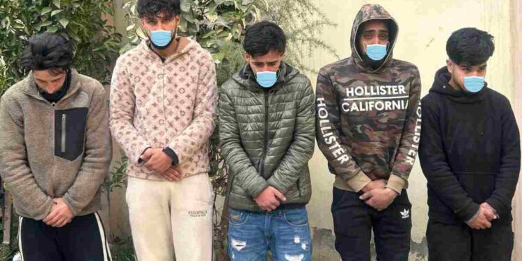Five Arrested for Public Disturbance at Kadi Kadal, Srinagar Five Arrested for Public Disturbance at Kadi Kadal, Srinagar