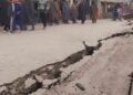 Hajin Road Along Jhelum Develops Cracks, Causing Fear Among Locals