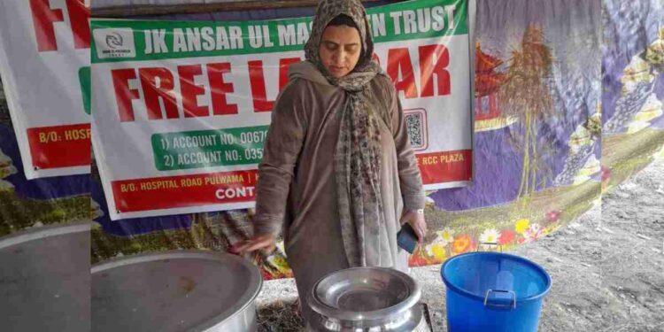 Pulwama Woman Starts Free Langar Khana at DH Pulwama During Ramadan Pulwama Woman Starts Free Langar Khana at DH Pulwama During Ramadan
