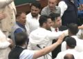 Waqf Bill: Waheed Para Marshalled Out, Sajad Lone Clashes With NC MLAs