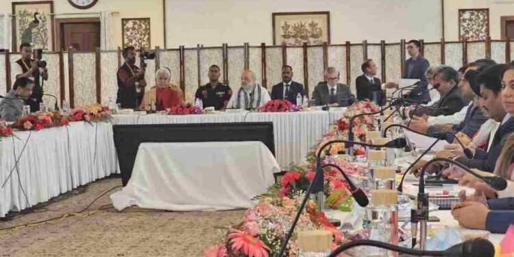 Amit Shah, Omar Chair High-Level Meet in Srinagar