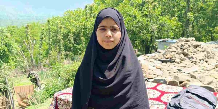 Against All Odds: Shabnam from Tral Shines in Class 12 Exams Despite Living in a Tent